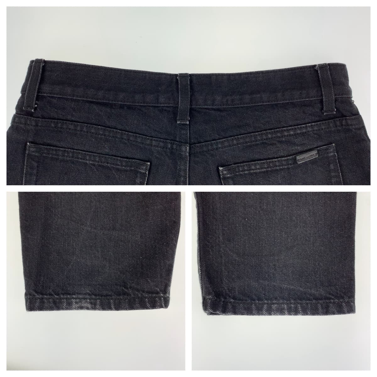 H-00322
SAINT LAURENT サンローラン キャロットフィットデニムパンツ サイズ30 ブラック 黒 ネイビー 紺  コットン 644678YY899 デニムパンツ 長ズボン   メンズ