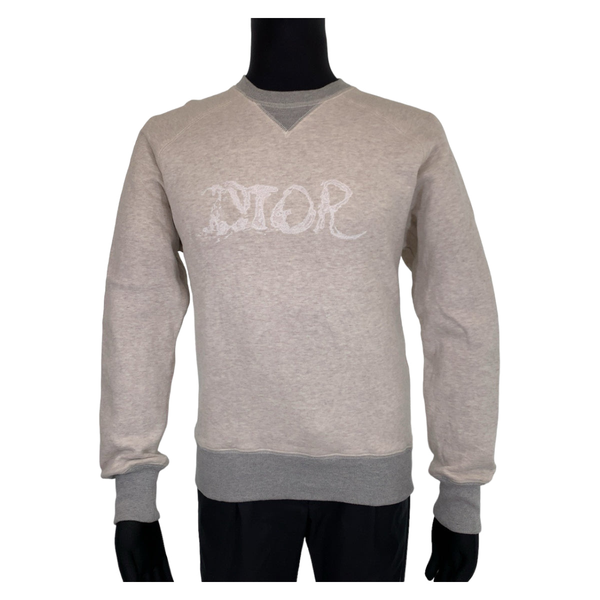 10247
 Dior Peter Doig logo embroidery size XS grey white cotton 143J684C0736 sweatshirt for men