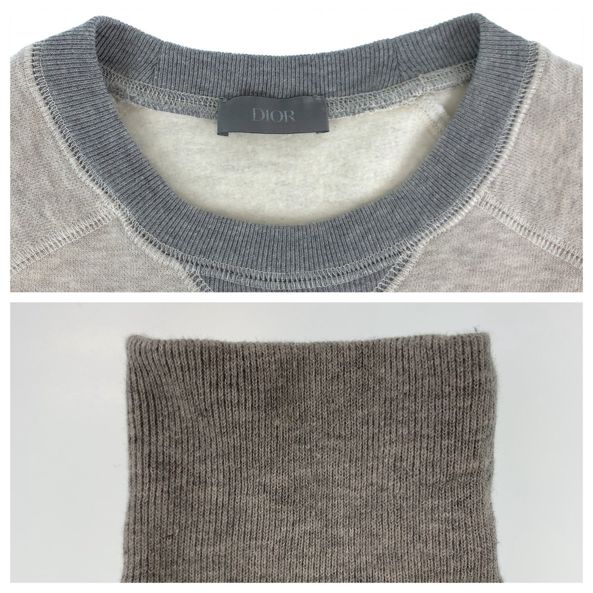 17956
Dior ディオール ピータードイグ ロゴ刺繍 サイズXS グレー 灰色 ホワイト 白 コットン 143J684C0736 スウェット トレーナー  メンズ A52