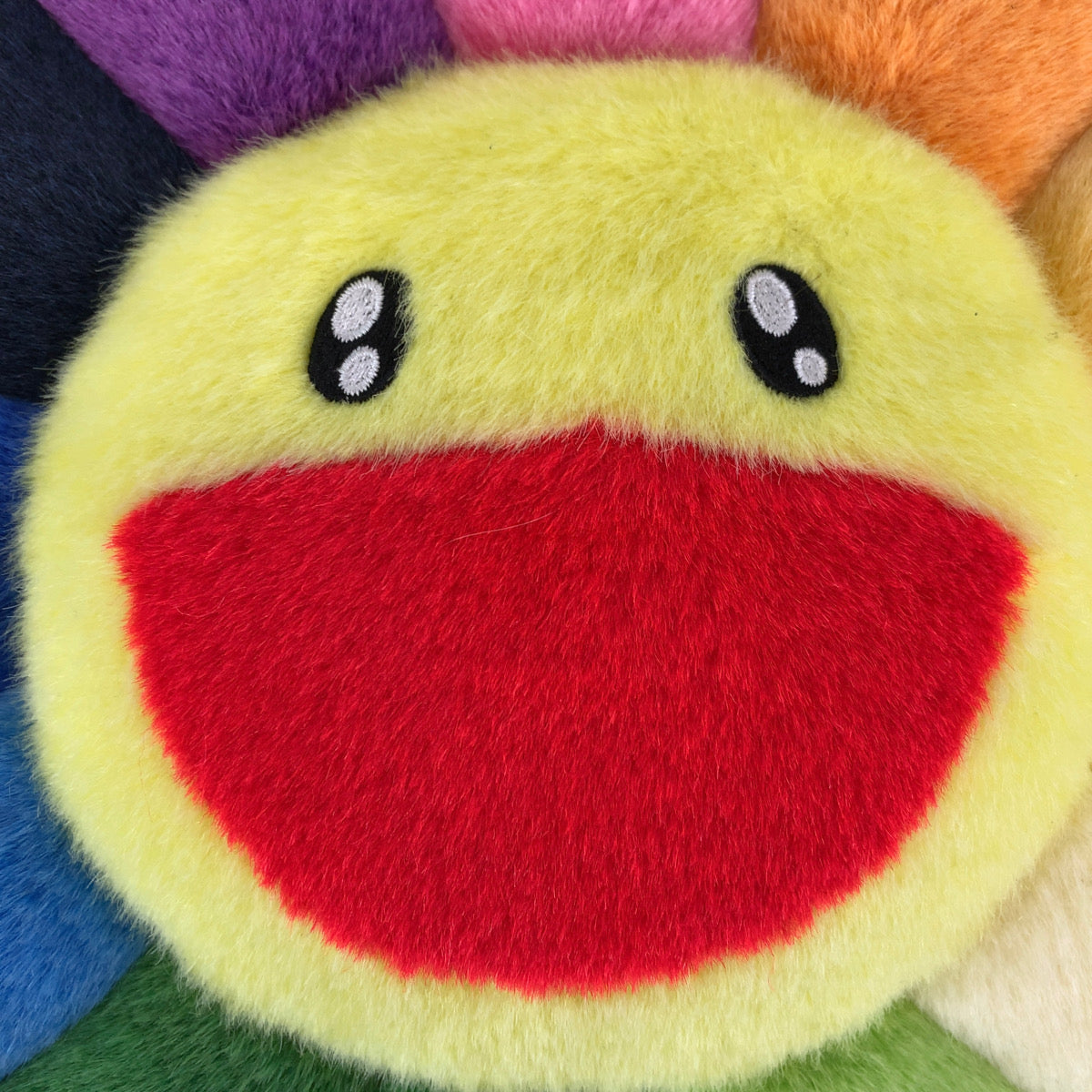 10254
kaikai kiki カイカイキキ 村上隆 マルチカラー コットン フラワークッション ピロー  レディース