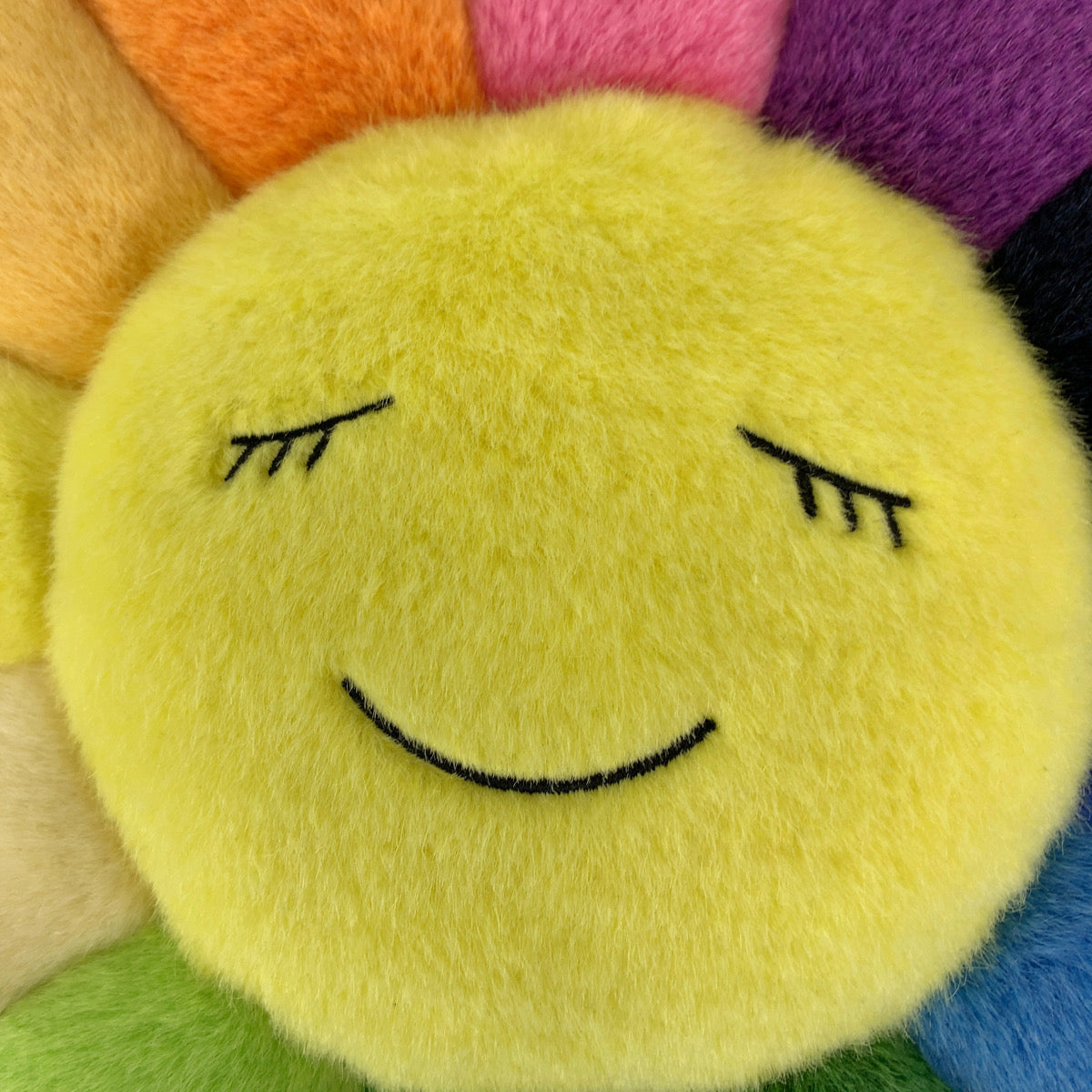 10254
kaikai kiki カイカイキキ 村上隆 マルチカラー コットン フラワークッション ピロー  レディース