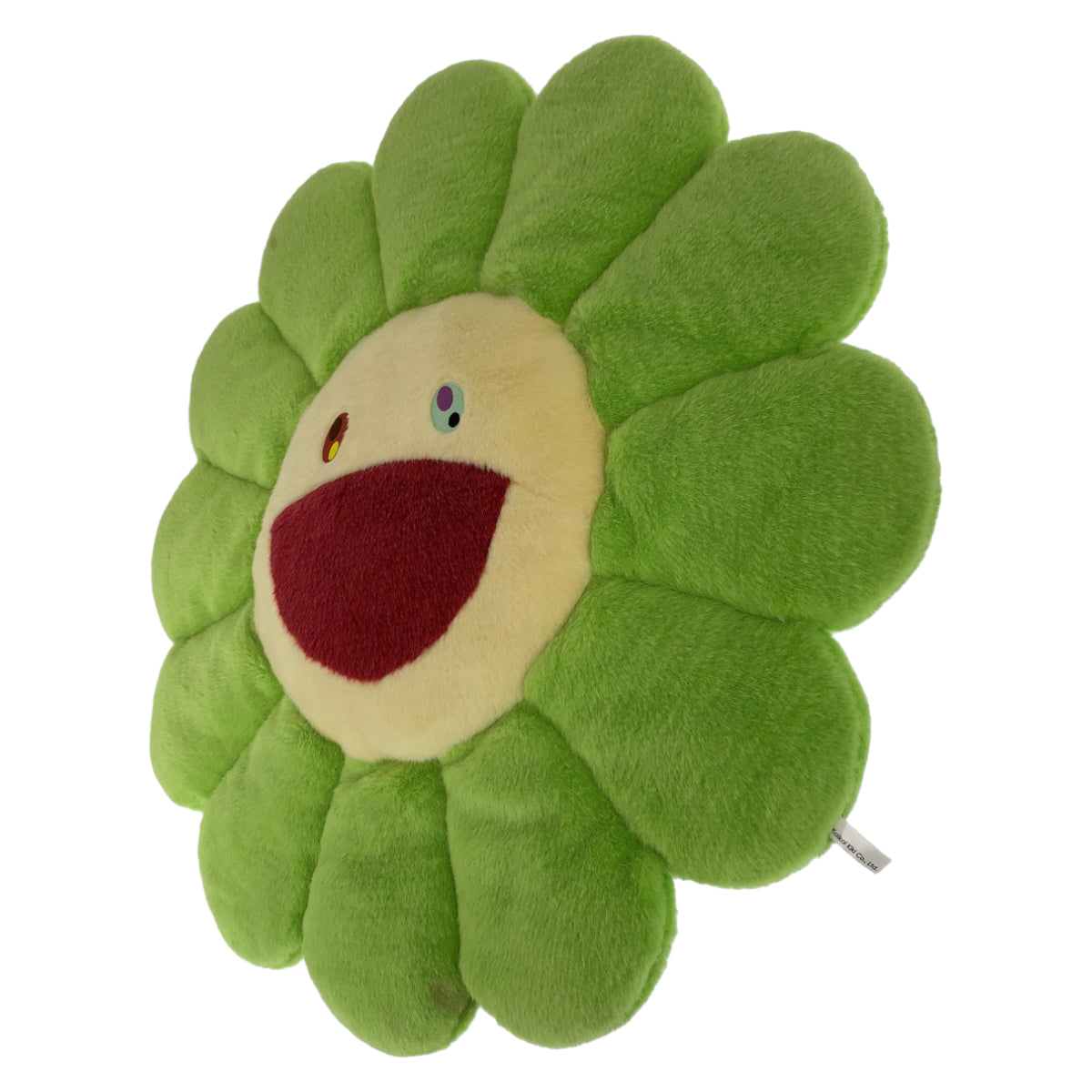 10255
カイカイキキ kaikaikiki 村上隆 マルチカラー 黄緑 コットン フラワークッション ピロー  レディース