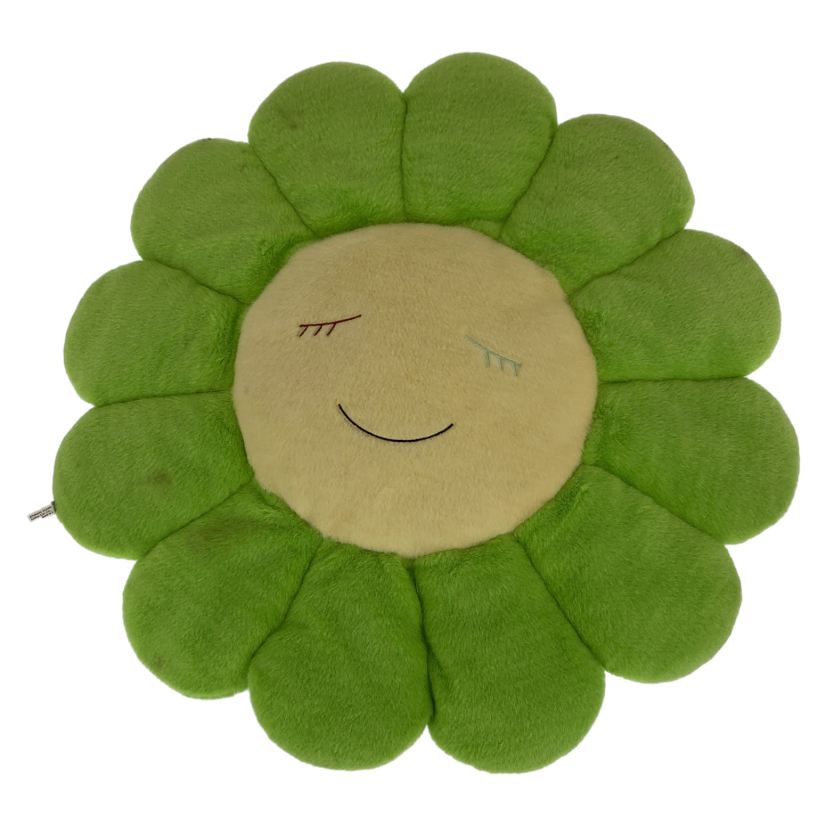 10255
カイカイキキ kaikaikiki 村上隆 マルチカラー 黄緑 コットン フラワークッション ピロー  レディース