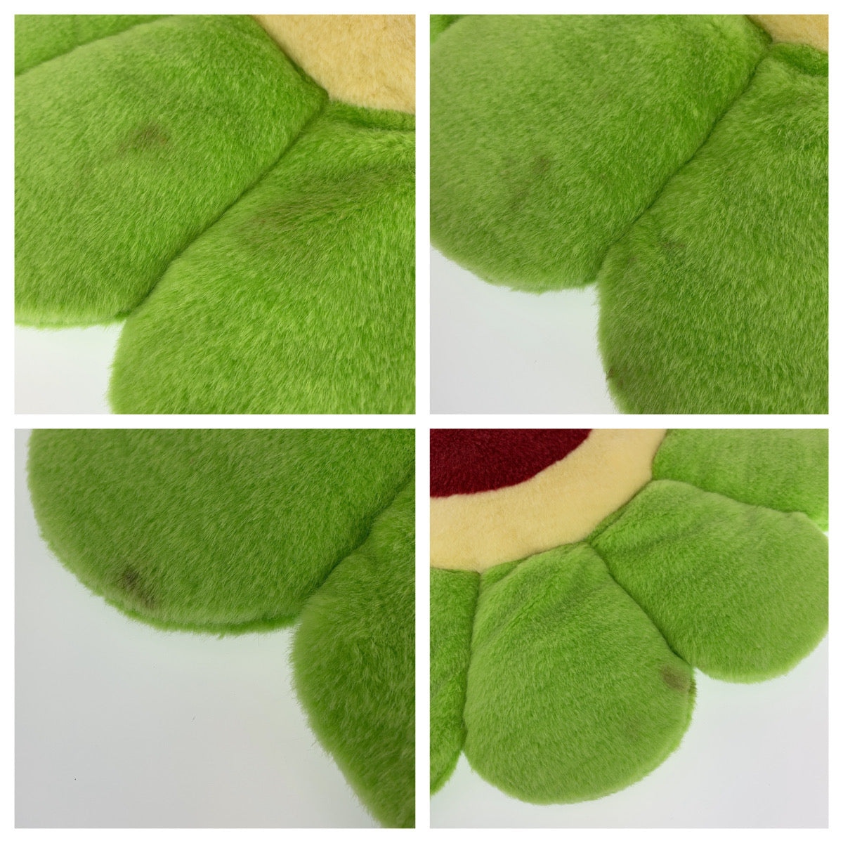 10255
カイカイキキ kaikaikiki 村上隆 マルチカラー 黄緑 コットン フラワークッション ピロー  レディース