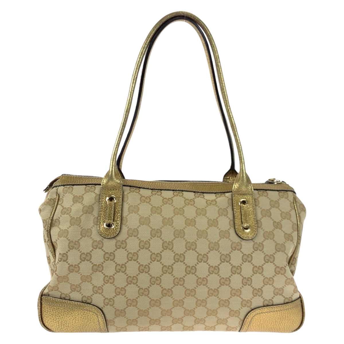 10257
GUCCI グッチ プリンシー ゴールド GGキャンバス / レザー 177052 トートバッグ ショルダーバッグ ハンドバッグ レディース ABP33