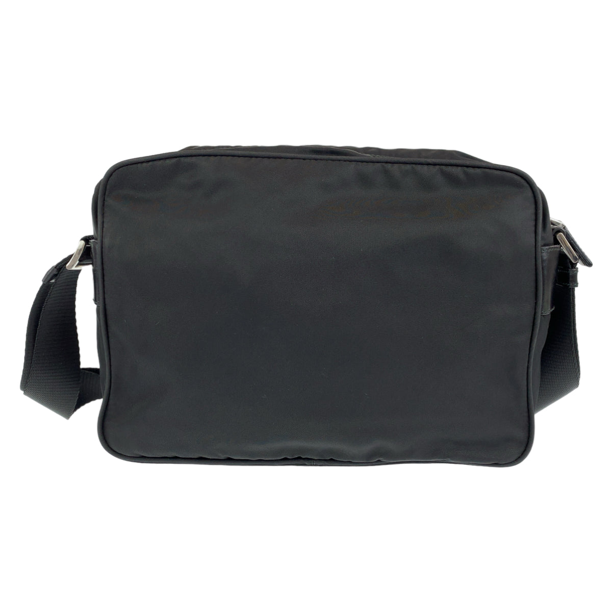 H-00340
PRADA プラダ テスート ブラック 黒 シルバー金具 ナイロン ショルダーバッグ 斜め掛けバッグ  レディース