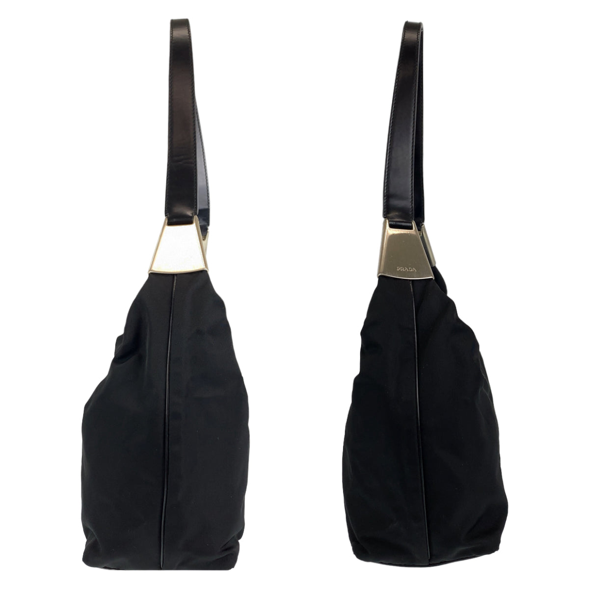 H-00342
PRADA プラダ テスート ブラック 黒 シルバー金具 ナイロン B8843 ショルダーバッグ 肩掛けバッグ  レディース