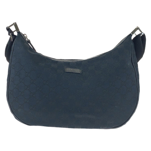 H-00346
GUCCI グッチ 男女兼用 ブラック 黒 GGキャンバス 122790 斜め掛け ショルダーバッグ メッセンジャーバッグ  レディース
