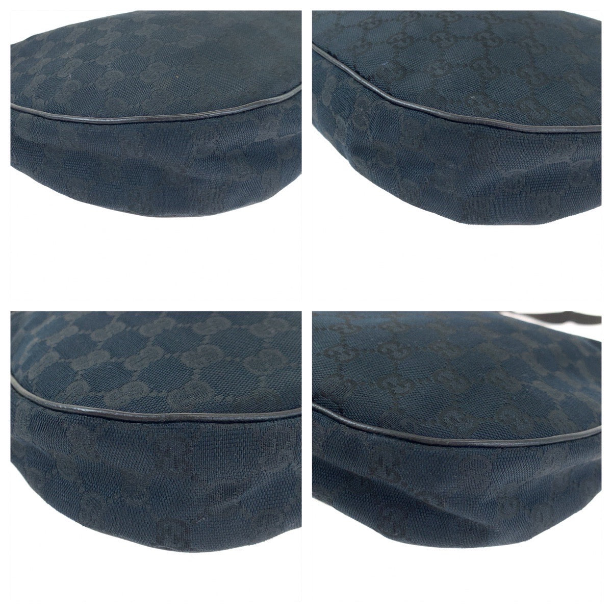 H-00346
GUCCI グッチ 男女兼用 ブラック 黒 GGキャンバス 122790 斜め掛け ショルダーバッグ メッセンジャーバッグ  レディース