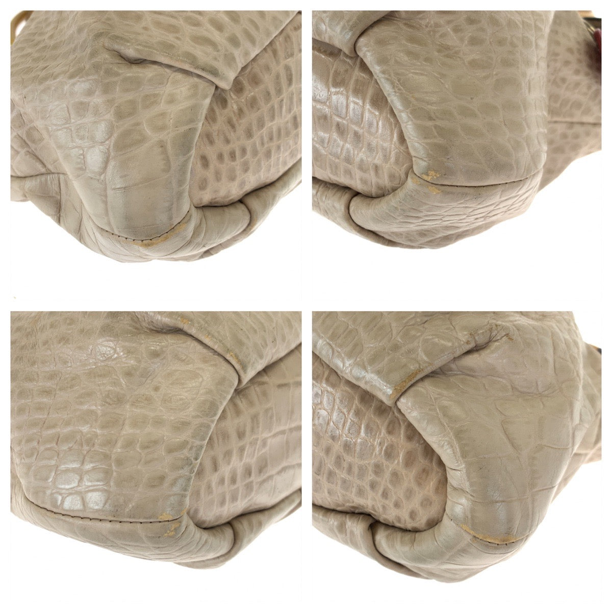 12653
 COACH Madison embossed crossbody beige mustard leather 18602 2way tote bag shoulder bag handbag for women