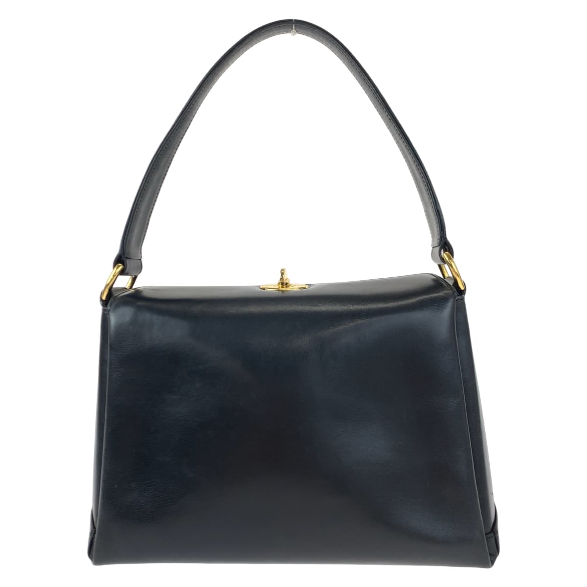 10263
GUCCI グッチ ヴィンテージ オールドグッチ ターンロック ミラー付き ブラック 黒 ゴールド金具 レザー 000 46 0025 ハンドバッグ ショルダーバッグ  レディース