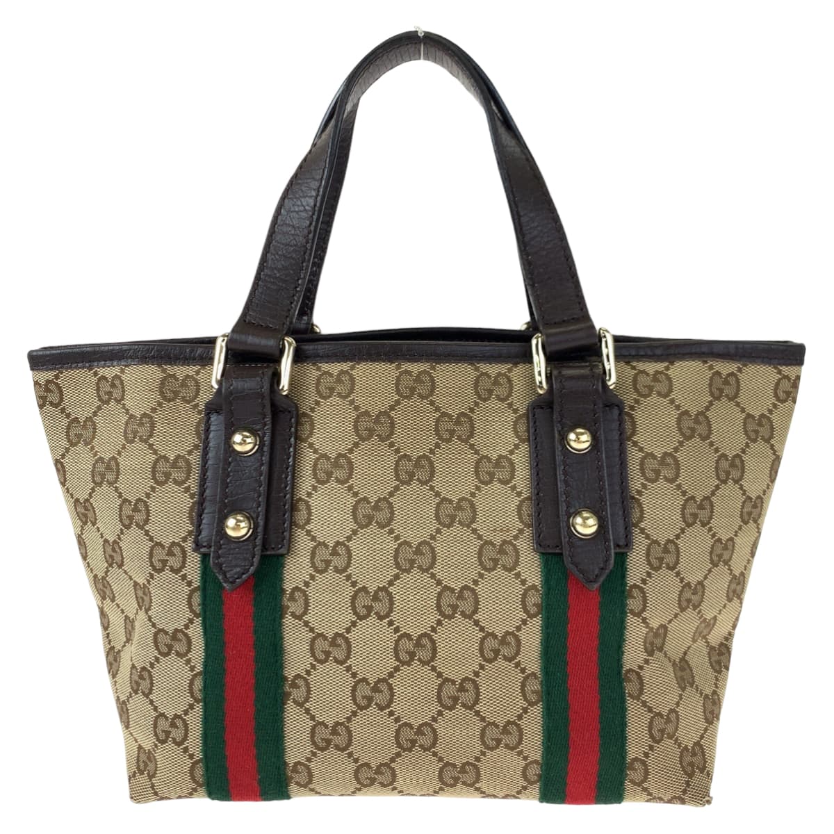 H-00354
GUCCI グッチ シェリーライン ブラウン 茶 GGキャンバス 139261 ハンドバッグ トートバッグ  レディース
