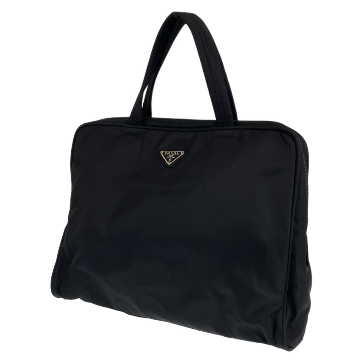 H-00368
PRADA プラダ テスート ブラック 黒 シルバー金具 ナイロン B8685 ビジネスバッグ トートバッグ  メンズ