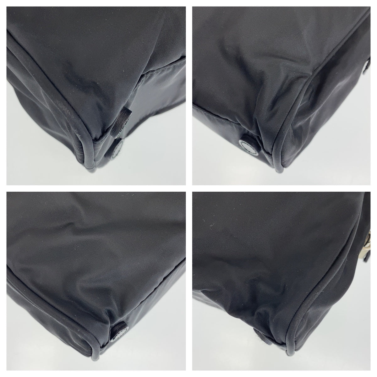 H-00368
PRADA プラダ テスート ブラック 黒 シルバー金具 ナイロン B8685 ビジネスバッグ トートバッグ  メンズ