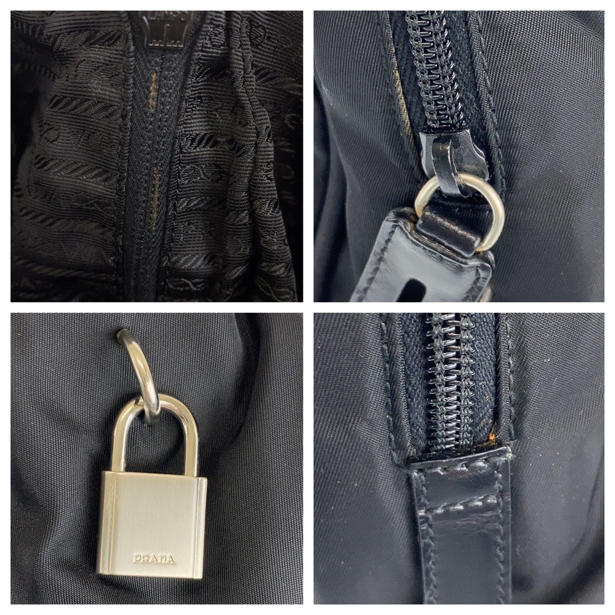 H-00368
PRADA プラダ テスート ブラック 黒 シルバー金具 ナイロン B8685 ビジネスバッグ トートバッグ  メンズ