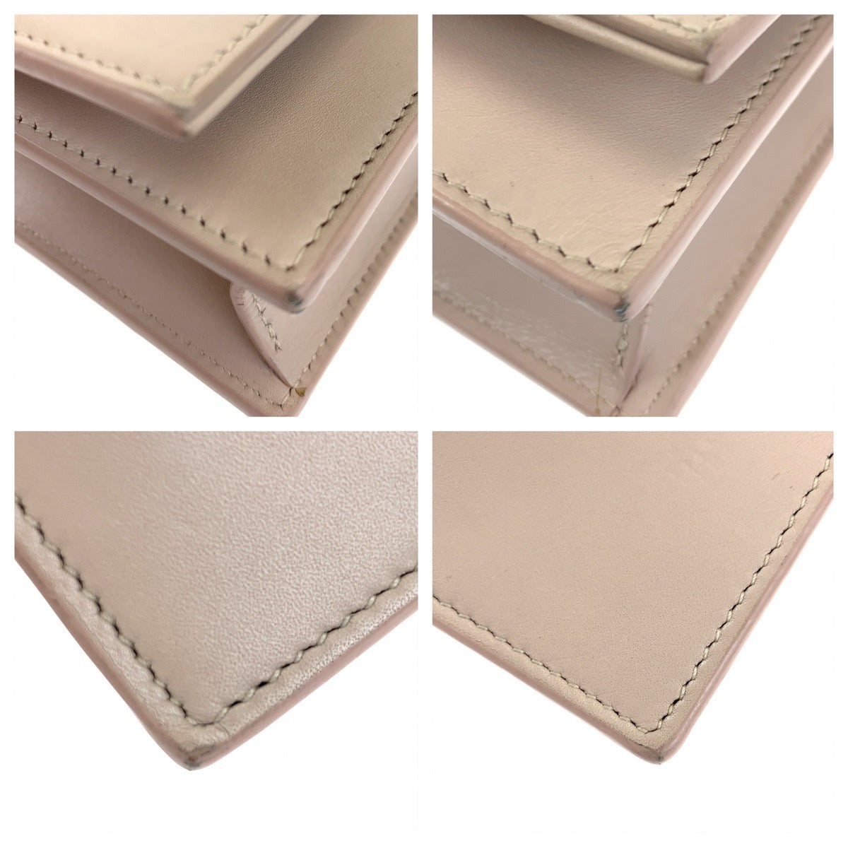 H-00371
YVES SAINT LAURENT イヴ・サンローラン ケイト YSL フリンジ ライトピンク シルバー金具 レザー ショルダーバッグ 斜め掛け  レディース