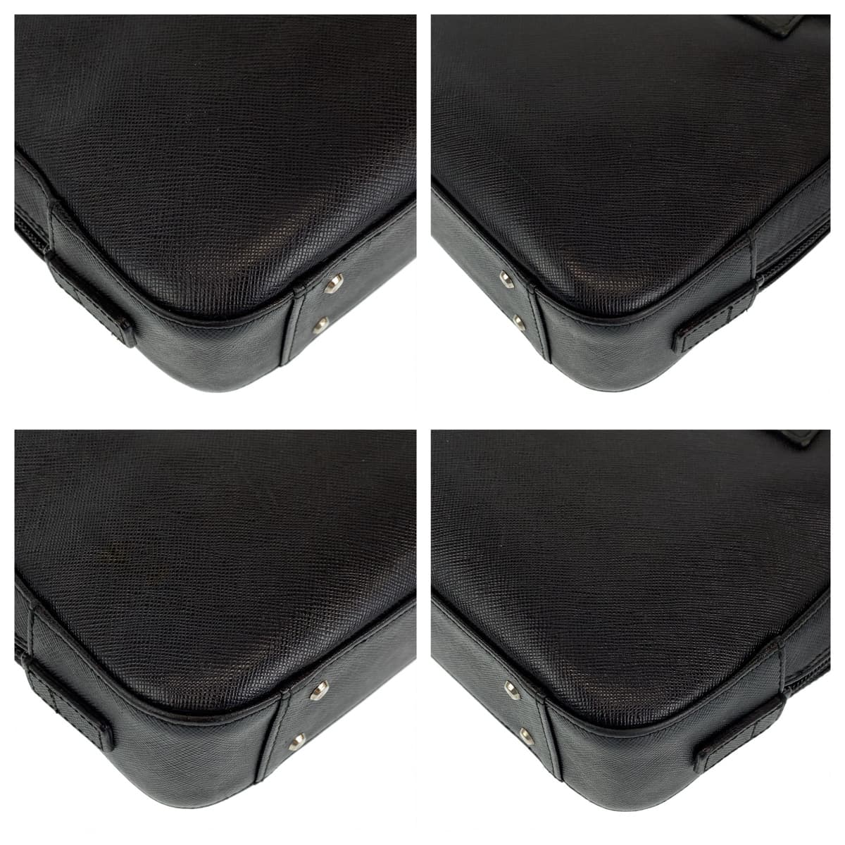 10274
BURBERRY バーバリー 中チェック柄 ブラック 黒 シルバー金具 レザー ハンドバッグ トートバッグ  レディース ABP26