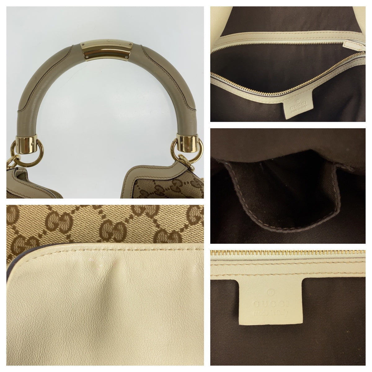 H-00376
GUCCI グッチ GGキャンバス バンブー タッセル フリンジ ベージュ 薄茶色 ゴールド金具 キャンバス / レザー 185566 ハンドバッグ ショルダーバッグ  レディース