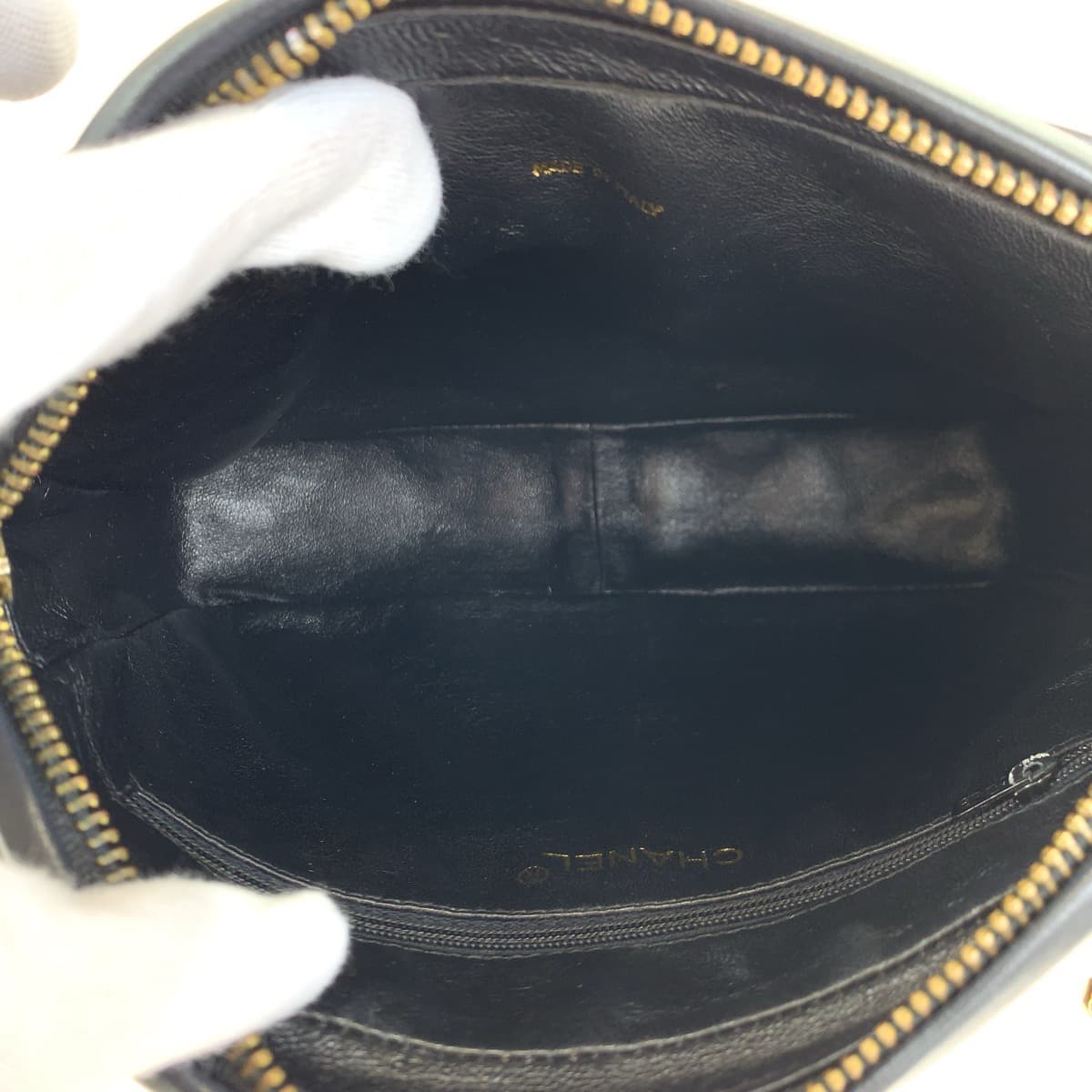 H-00379
CHANEL シャネル ヴィンテージ マトラッセ ココマーク タッセル ブラック 黒 ゴールド金具 ラムスキン ショルダーバッグ 斜め掛け  レディース