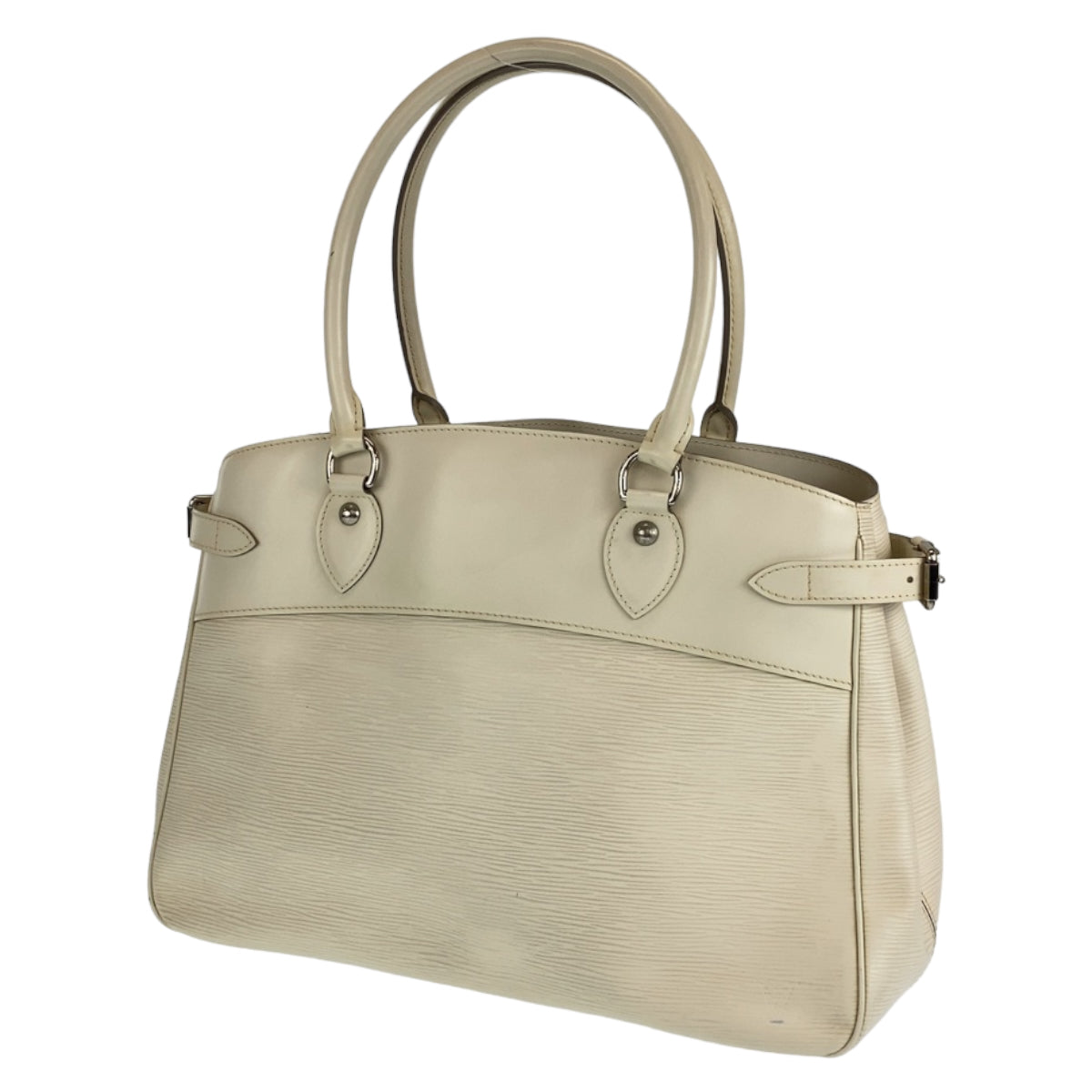 H-00380
LOUIS VUITTON ルイヴィトン エピ パッシィGM イヴァワール アイボリー シルバー金具 グレインレザー M5925J ショルダーバッグ トートバッグ  レディース