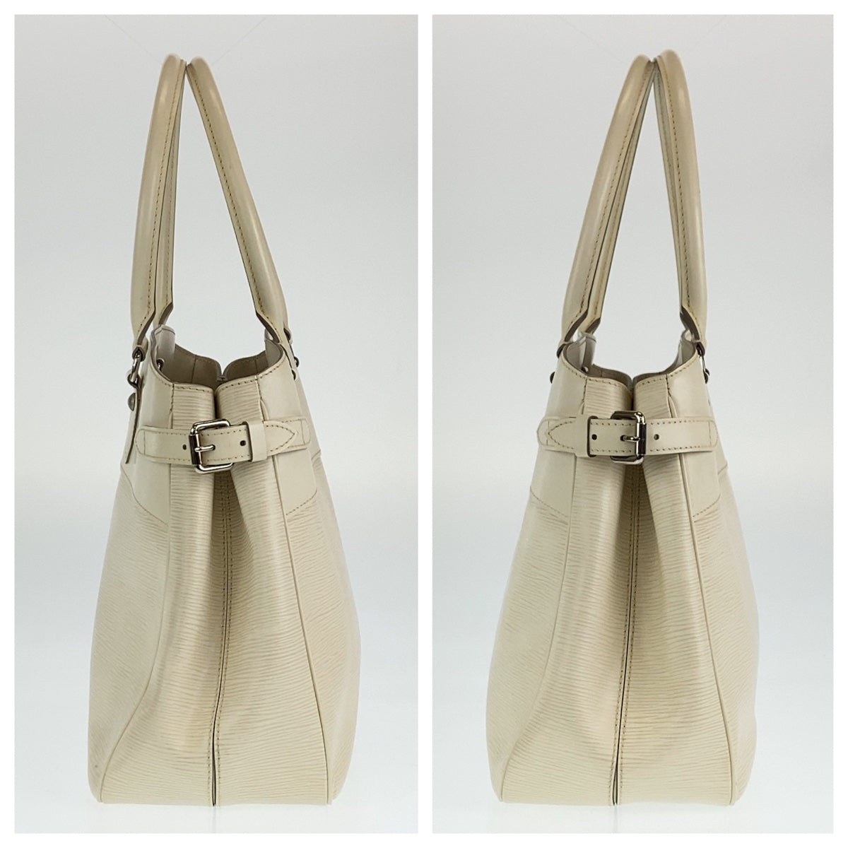 H-00380
LOUIS VUITTON ルイヴィトン エピ パッシィGM イヴァワール アイボリー シルバー金具 グレインレザー M5925J ショルダーバッグ トートバッグ  レディース