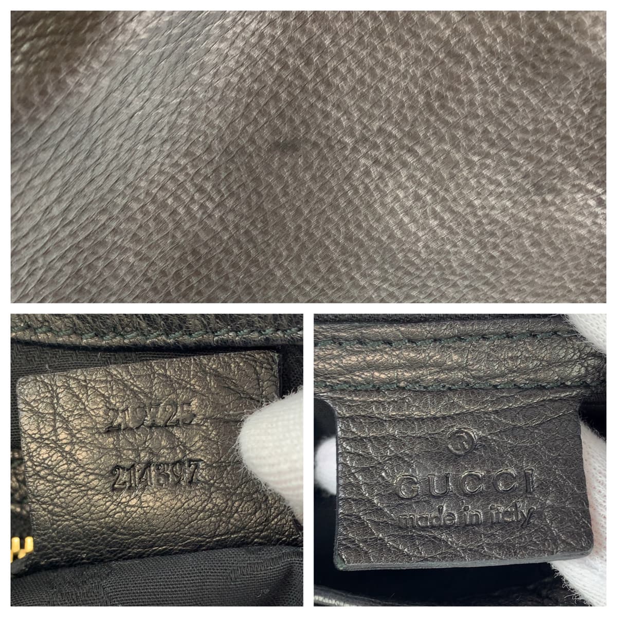 H-00385
GUCCI グッチ ニュージャッキー タッセル ブラック 黒 シルバー金具 レザー 219725 ショルダーバッグ ハンドバッグ  レディース