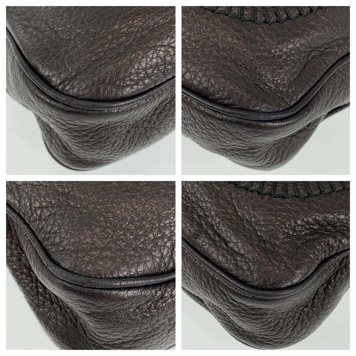 H-00385
GUCCI グッチ ニュージャッキー タッセル ブラック 黒 シルバー金具 レザー 219725 ショルダーバッグ ハンドバッグ  レディース
