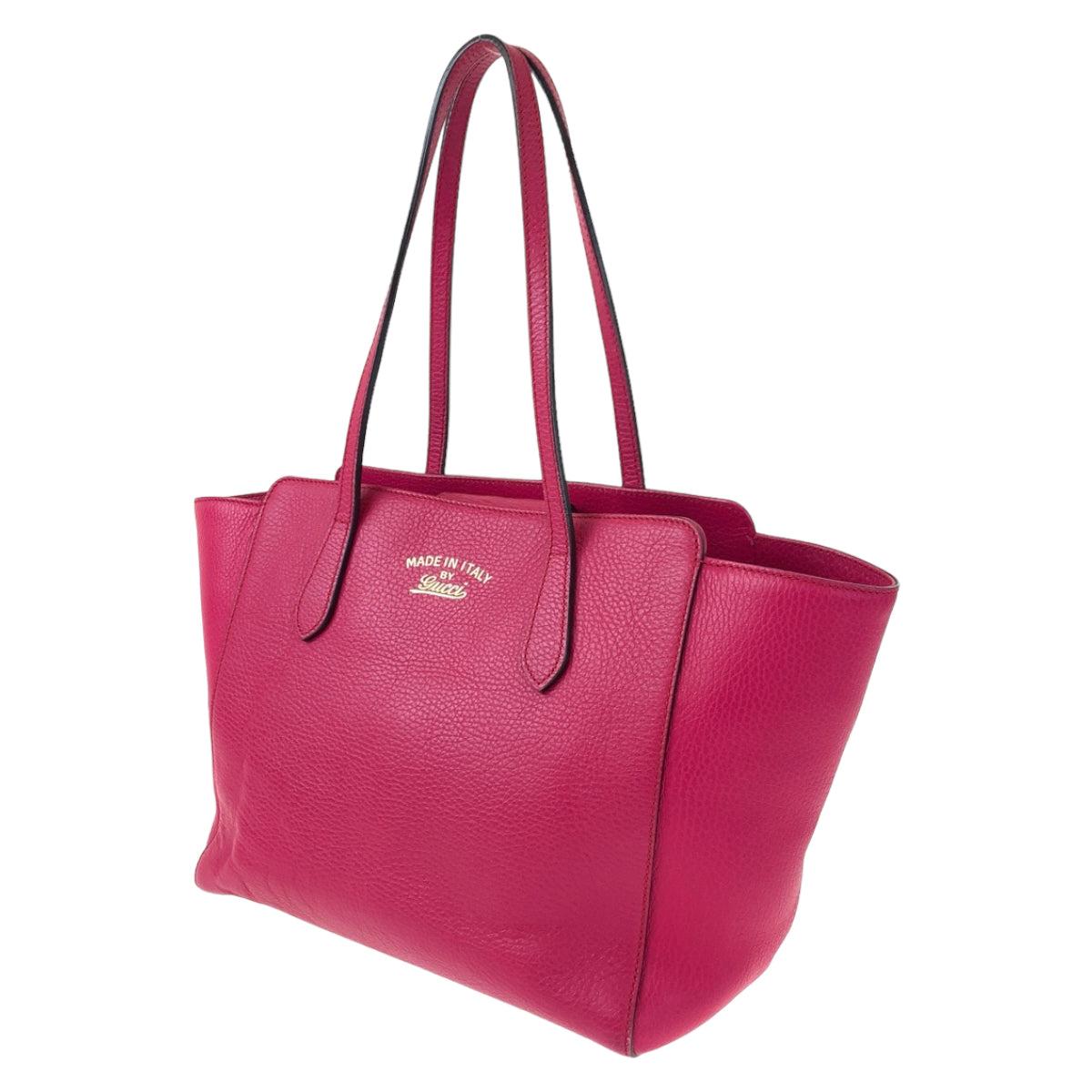 H-00390
GUCCI グッチ スウィング ミディアム ピンク レザー 354408 トートバッグ ハンドバッグ  レディース