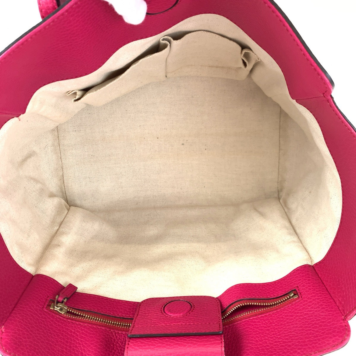 H-00390
GUCCI グッチ スウィング ミディアム ピンク レザー 354408 トートバッグ ハンドバッグ  レディース