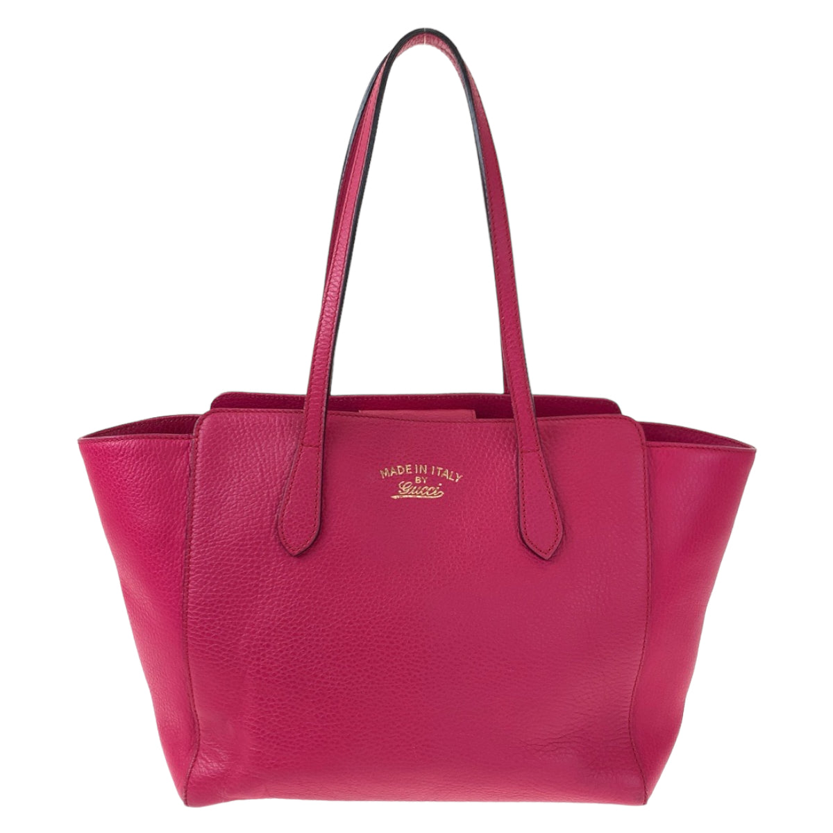 H-00390
GUCCI グッチ スウィング ミディアム ピンク レザー 354408 トートバッグ ハンドバッグ  レディース