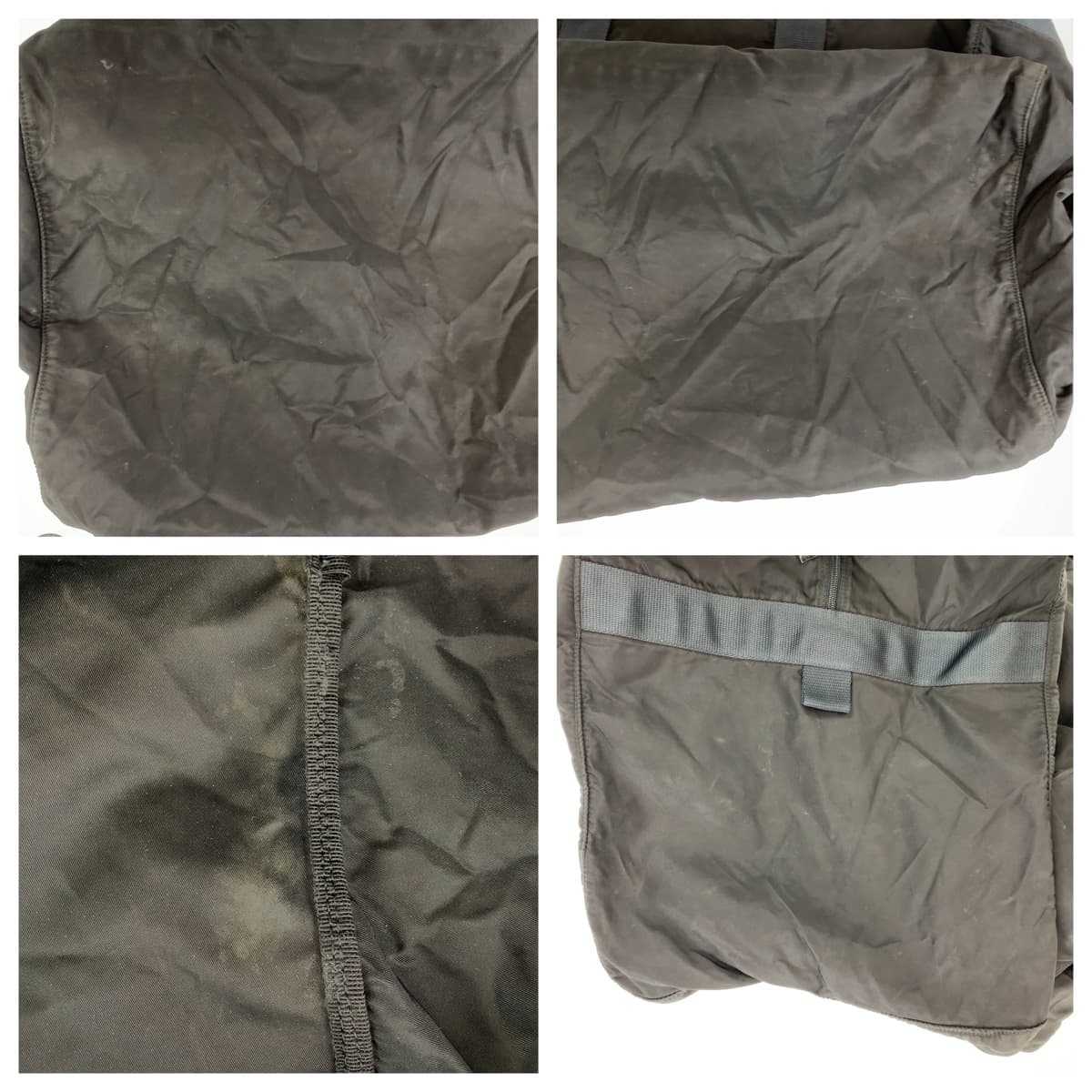 H-00392
PRADA プラダ テスート 男女兼用 ブラック 黒 シルバー金具 ナイロン ボストンバッグ 旅行バッグ  メンズ