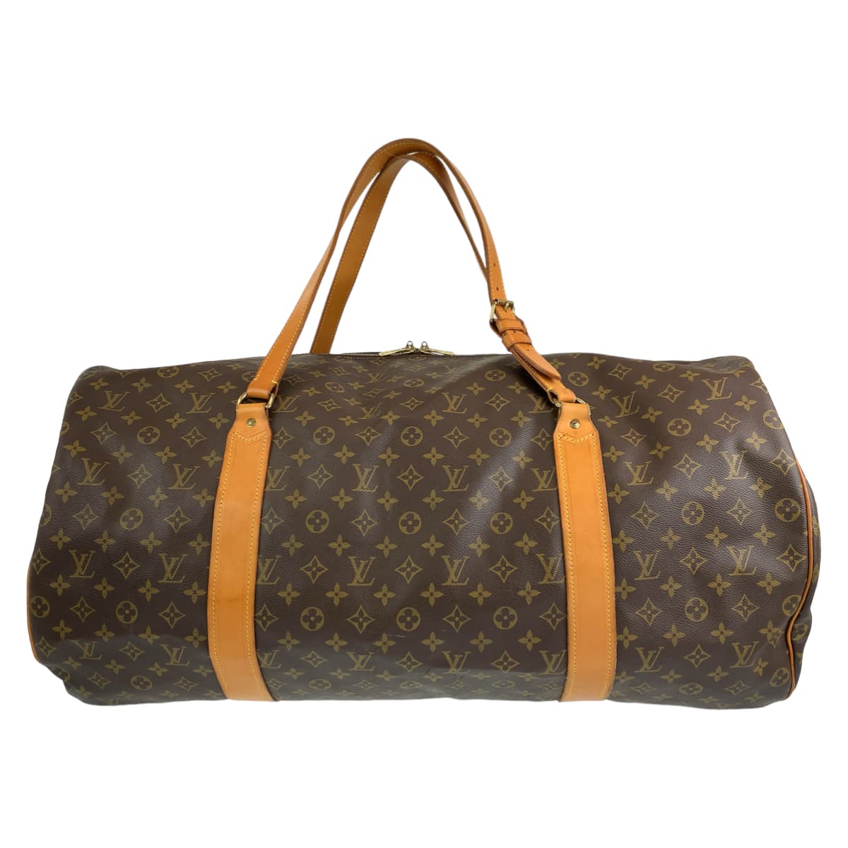 H-00398
LOUIS VUITTON ルイヴィトン モノグラム サック ポロション 男女兼用 ブラウン 茶 ゴールド金具 PVC M41220 ボストンバッグ 旅行バッグ 2way  メンズ