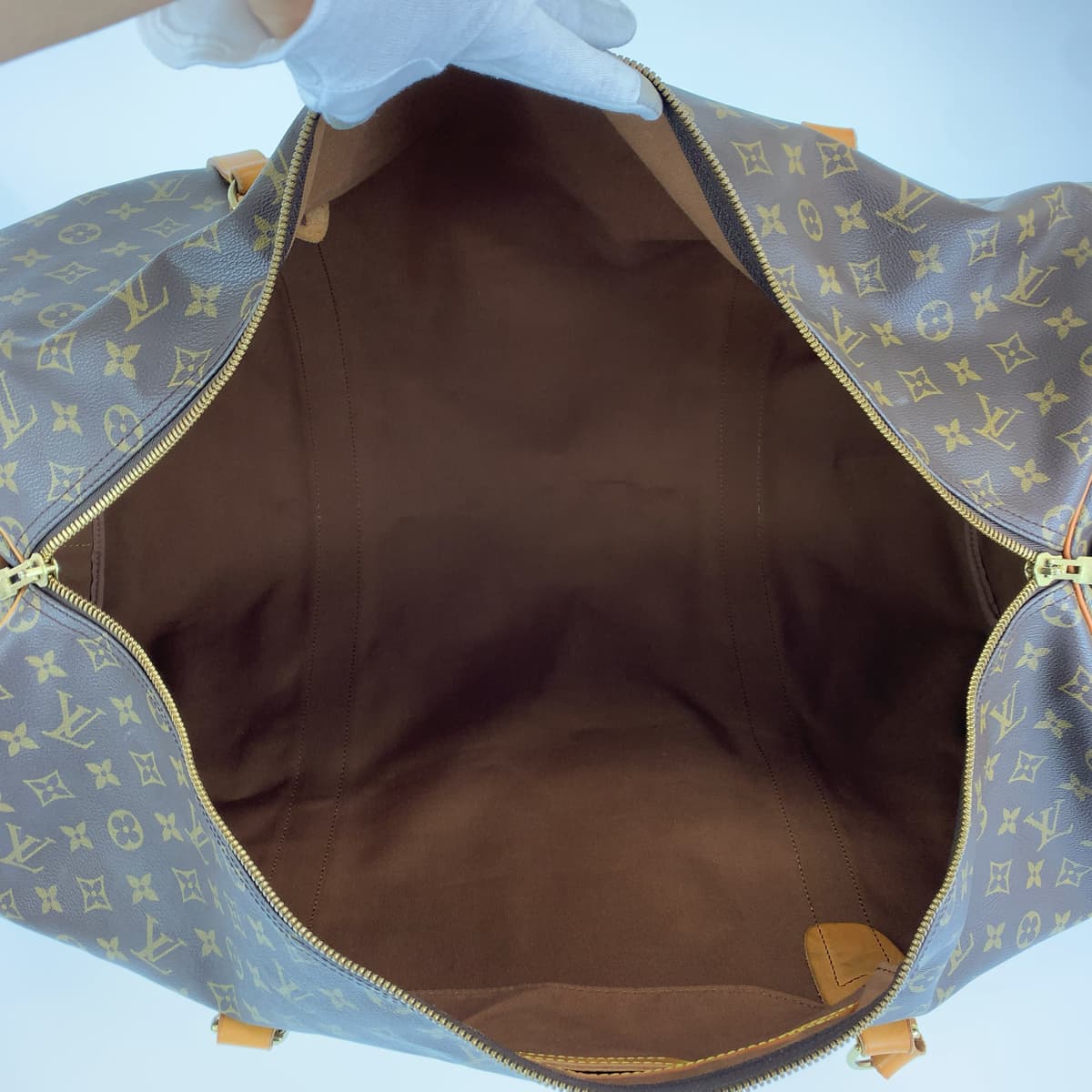 H-00398
LOUIS VUITTON ルイヴィトン モノグラム サック ポロション 男女兼用 ブラウン 茶 ゴールド金具 PVC M41220 ボストンバッグ 旅行バッグ 2way  メンズ