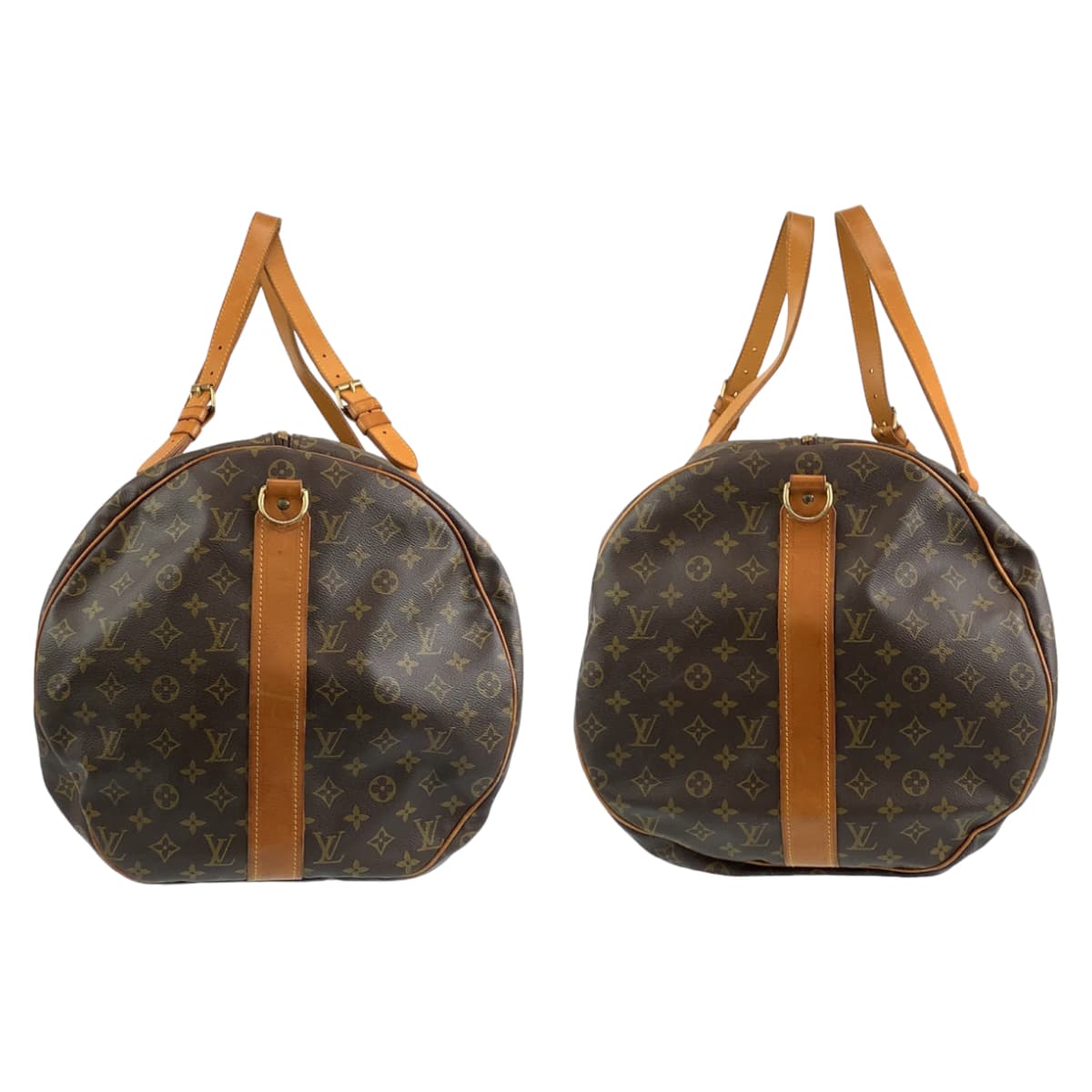 H-00398
LOUIS VUITTON ルイヴィトン モノグラム サック ポロション 男女兼用 ブラウン 茶 ゴールド金具 PVC M41220 ボストンバッグ 旅行バッグ 2way  メンズ