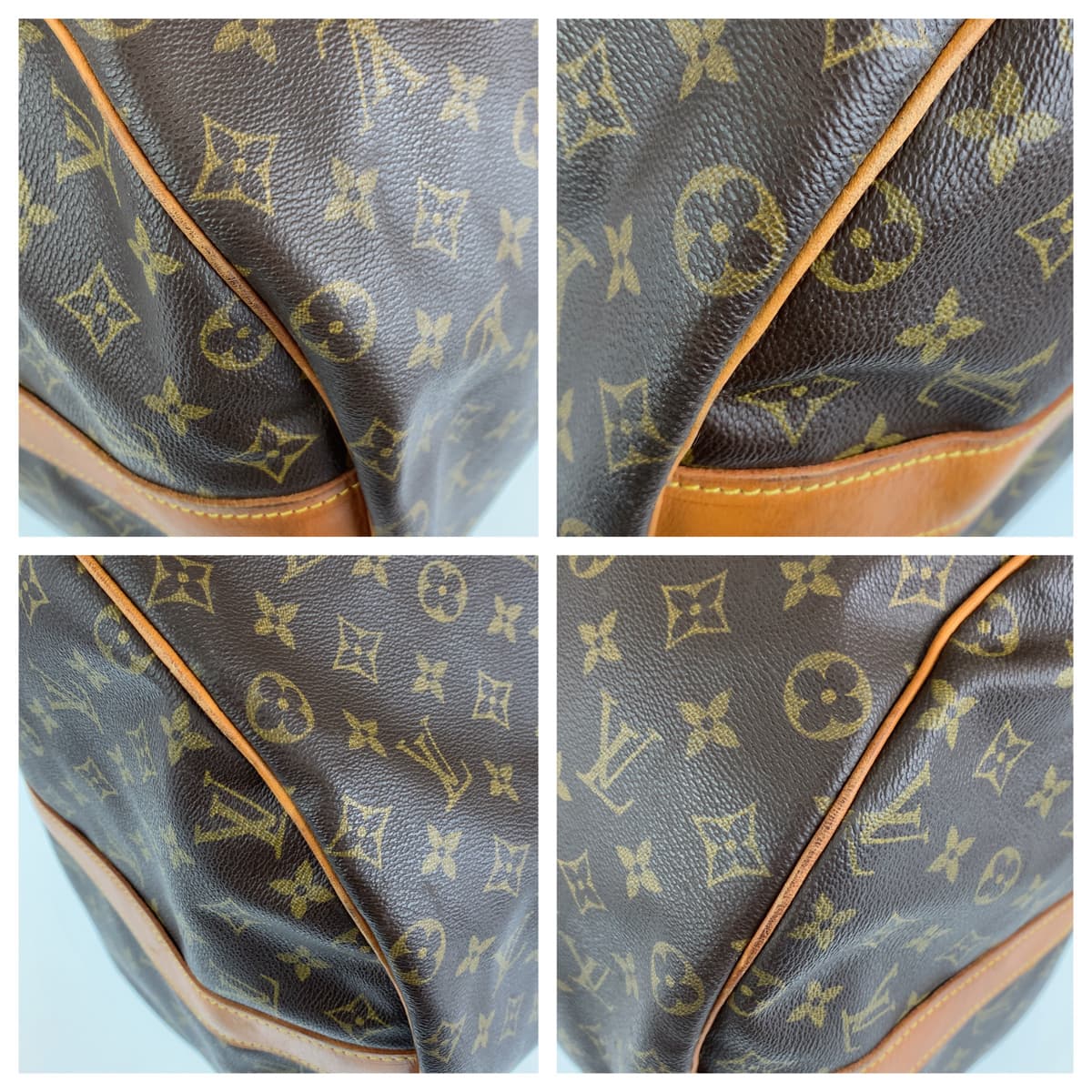 H-00398
LOUIS VUITTON ルイヴィトン モノグラム サック ポロション 男女兼用 ブラウン 茶 ゴールド金具 PVC M41220 ボストンバッグ 旅行バッグ 2way  メンズ