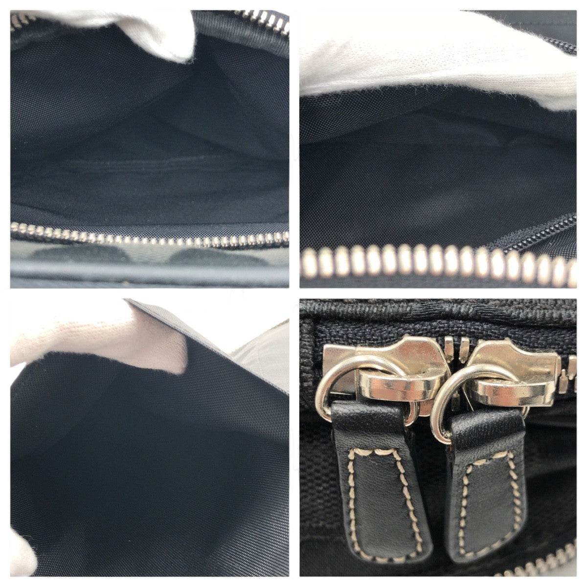 COACH コーチ シグネチャー 男女兼用 ブラック 黒 シルバー金具 キャンバス 4270 ショルダーバック 斜め掛け  レディース