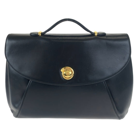 10290
CARTIER カルティエ パンテール ブラック ゴールド金具 レザー ビジネスバッグ ブリーフケース  メンズ