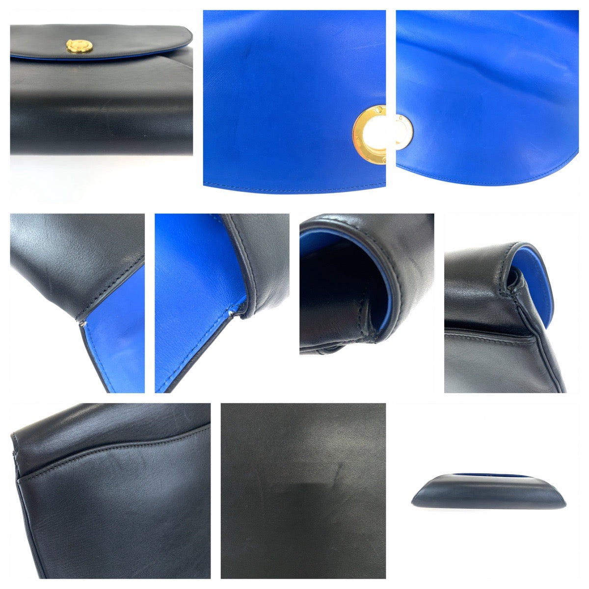 10290
CARTIER カルティエ パンテール ブラック ゴールド金具 レザー ビジネスバッグ ブリーフケース  メンズ