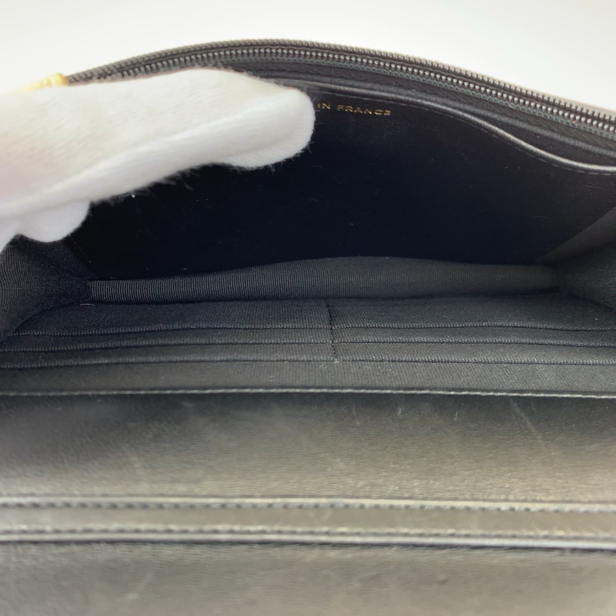 H-00402
CHANEL シャネル マトラッセ ココマーク ブラック 黒 ゴールド金具 ラムスキン AP3035 新型 チェーンウォレット ショルダーバッグ  レディース