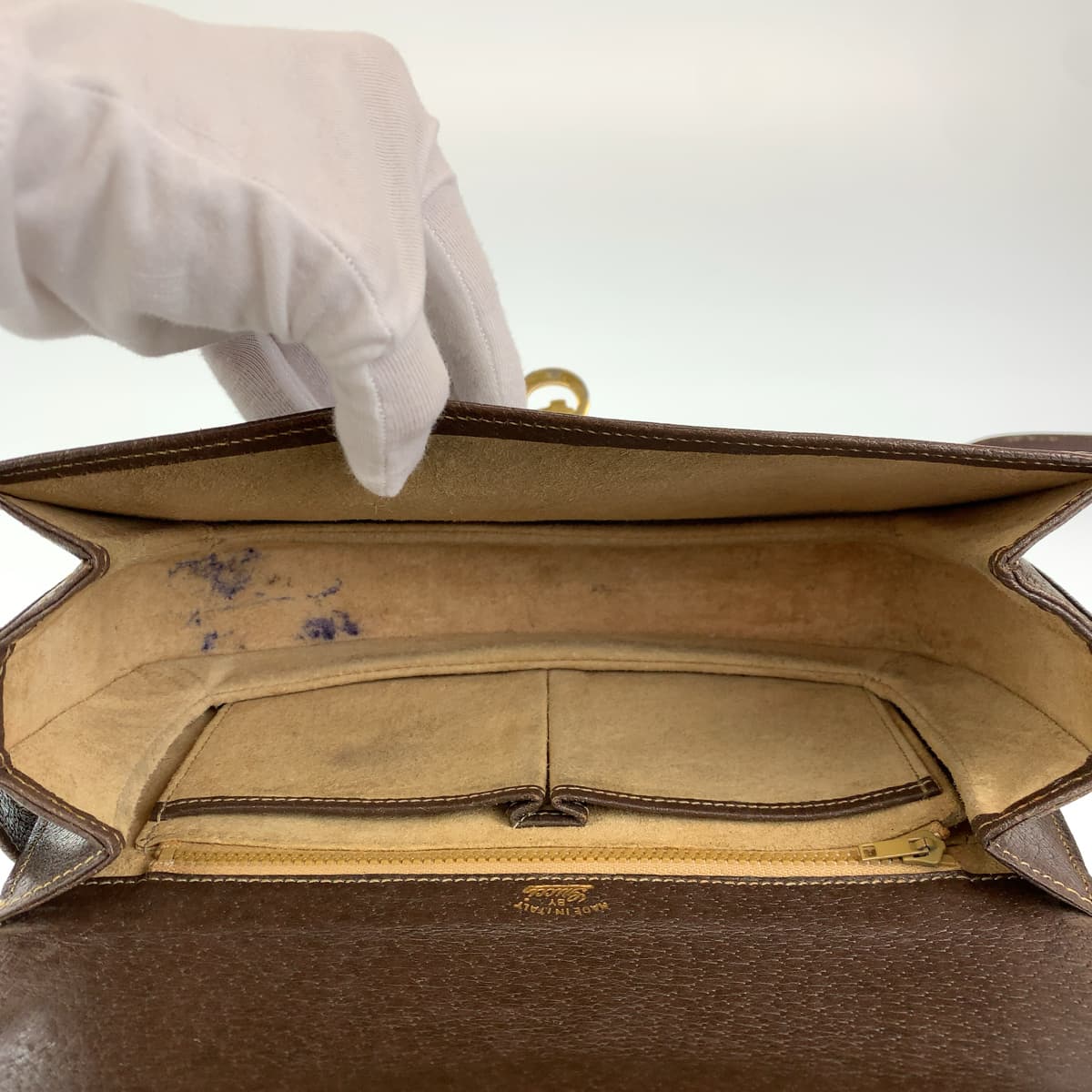 H-00403
GUCCI グッチ ヴィンテージ オールドグッチ シェリーライン ブラウン 茶 ゴールド金具 GGスプリームキャンバス ショルダーバッグ 斜め掛けバッグ  レディース