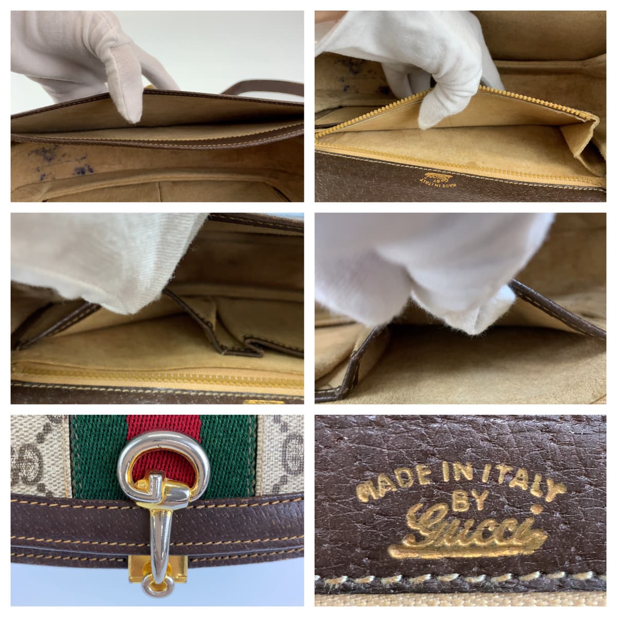 H-00403
GUCCI グッチ ヴィンテージ オールドグッチ シェリーライン ブラウン 茶 ゴールド金具 GGスプリームキャンバス ショルダーバッグ 斜め掛けバッグ  レディース