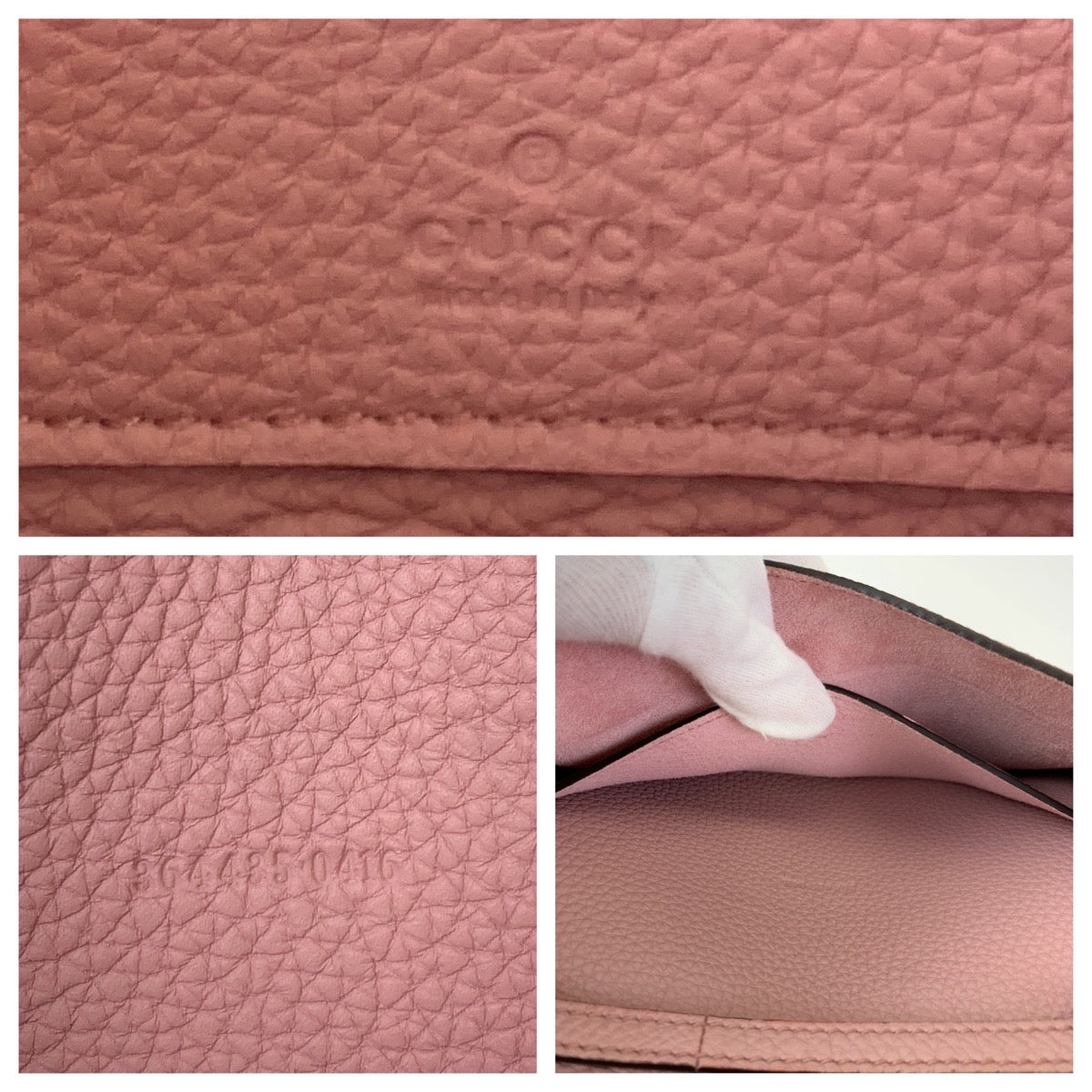 H-00408
GUCCI グッチ ニュージャッキー ピンク シルバー金具 レザー 364435 ショルダーバッグ 斜め掛け  レディース