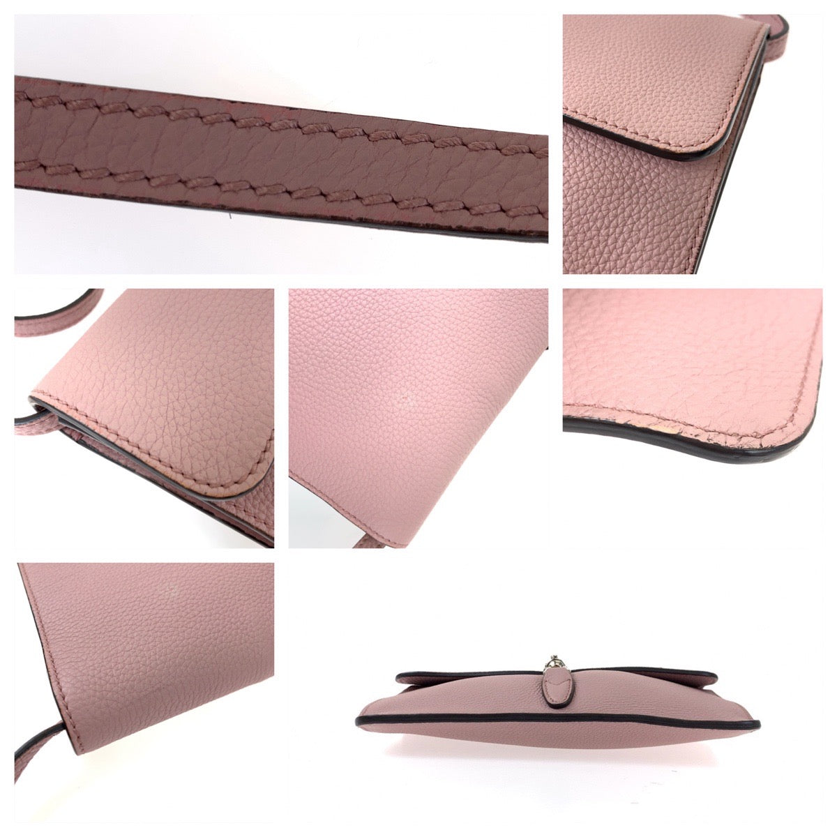H-00408
GUCCI グッチ ニュージャッキー ピンク シルバー金具 レザー 364435 ショルダーバッグ 斜め掛け  レディース