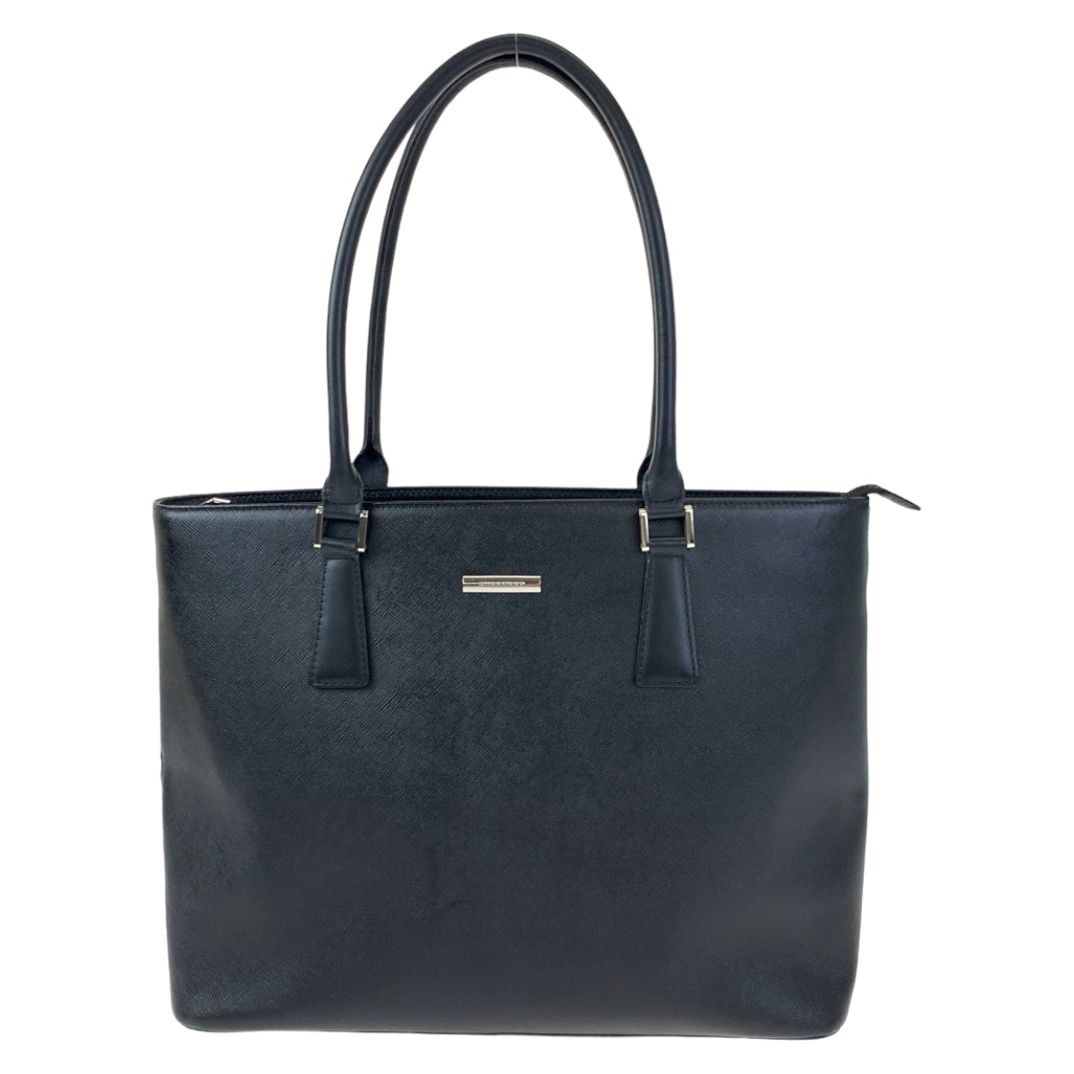 H-00409
BURBERRY バーバリー ノバチェック ブラック 黒 レザー ショルダーバッグ トートバッグ  レディース