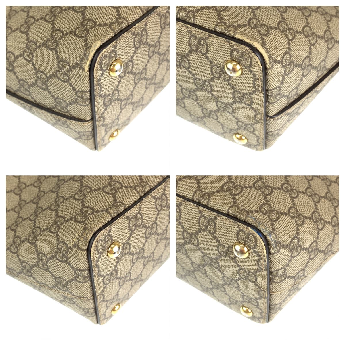 H-00426
GUCCI グッチ ブラウン 茶 GGスプリームキャンバス 415721 トートバッグ ハンドバッグ  レディース