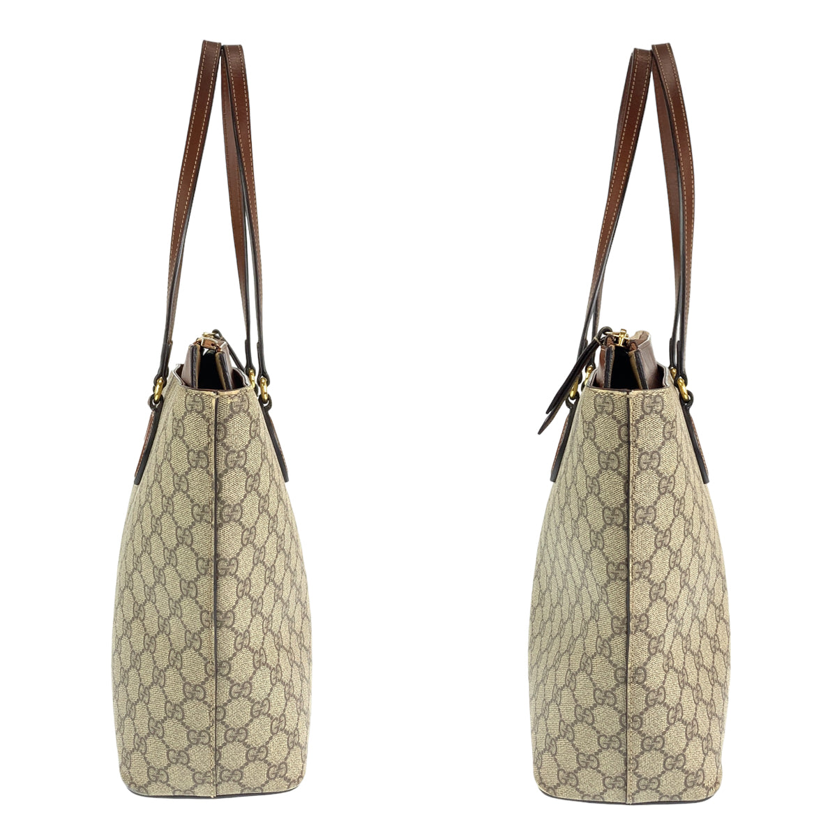 H-00426
GUCCI グッチ ブラウン 茶 GGスプリームキャンバス 415721 トートバッグ ハンドバッグ  レディース