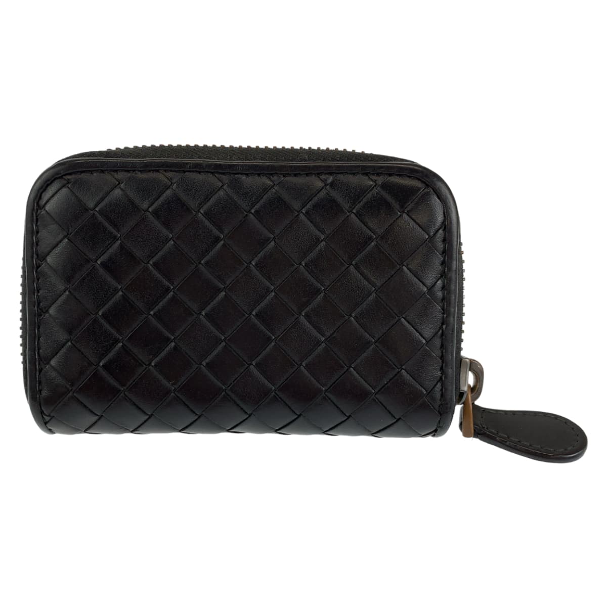 H-00429
BOTTEGAVENETA ボッテガヴェネタ イントレチャート ブラック 黒  レザー コインケース 小銭入れ  メンズ