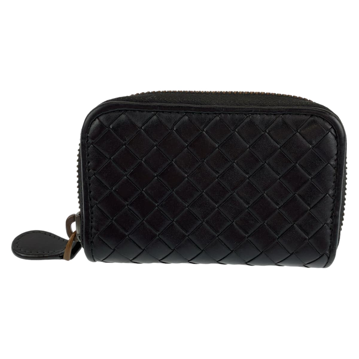 H-00429
BOTTEGAVENETA ボッテガヴェネタ イントレチャート ブラック 黒  レザー コインケース 小銭入れ  メンズ