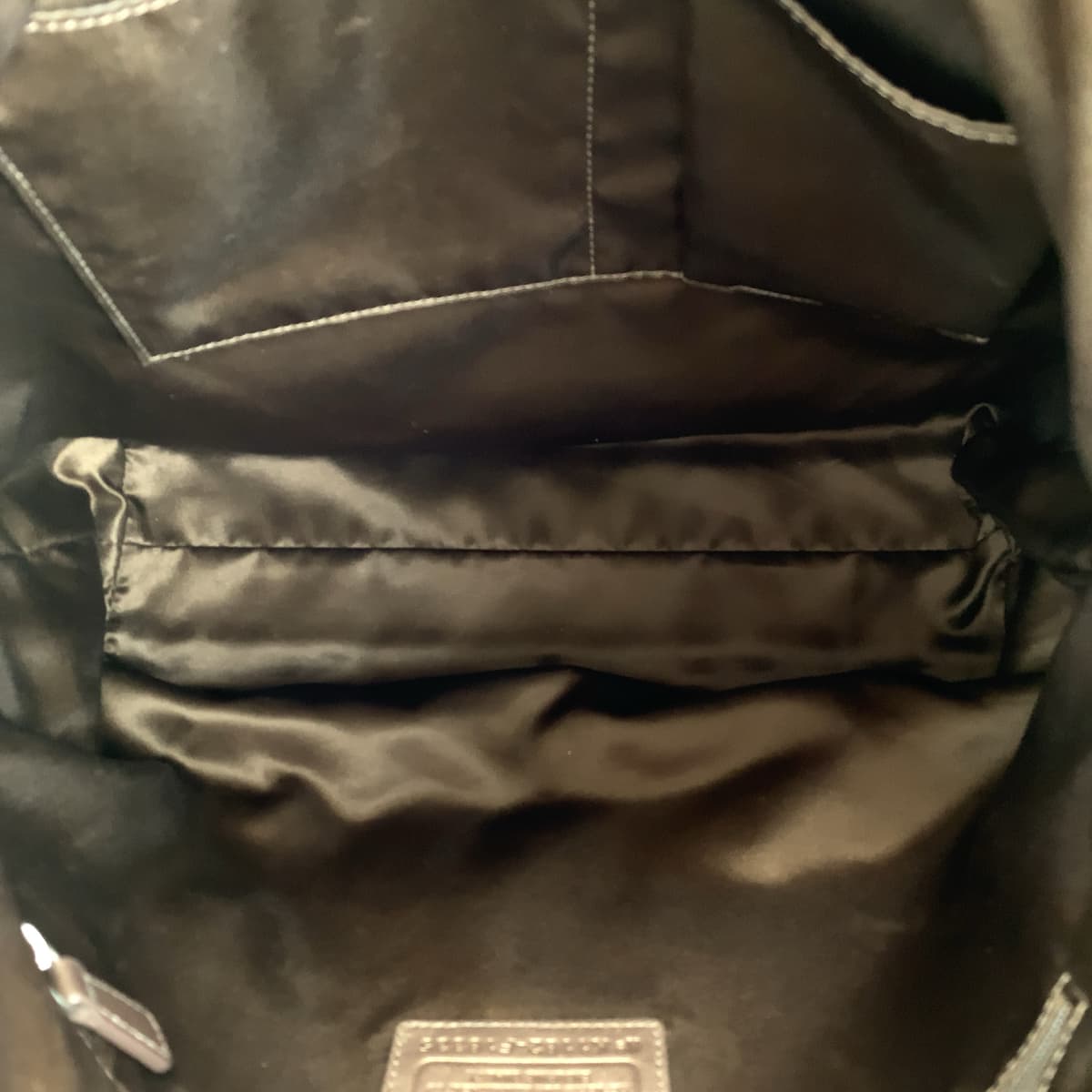 12640
COACH コーチ シグネチャー ラウラ ベージュ ブラウン キャンバス / レザー F18335 トートバッグ ショルダーバッグ  レディース AB5