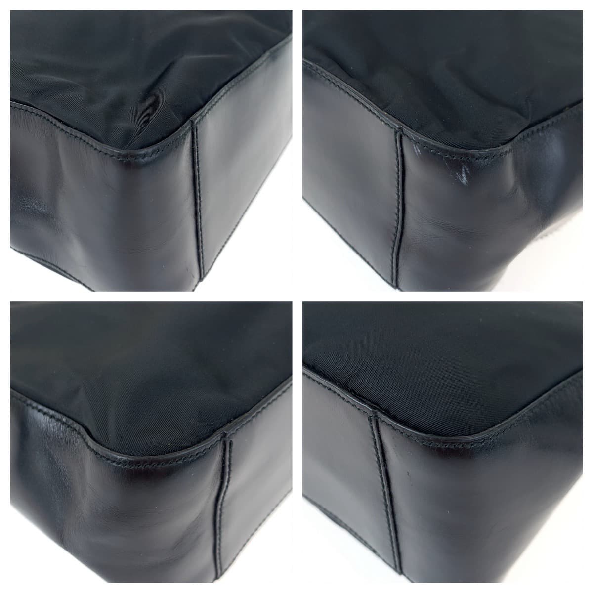 H-00445
PRADA プラダ テスート ブラック 黒 ナイロン トートバッグ ハンドバッグ  レディース
